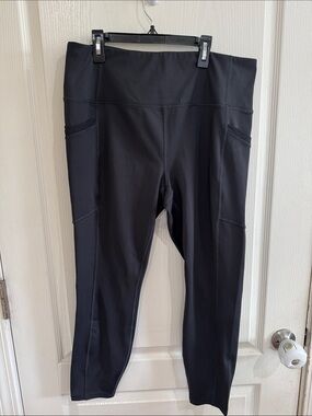 RBX Black High-Waist Active Leggings